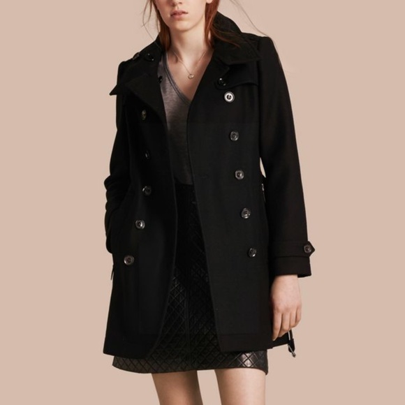 Burberry belted wool trench